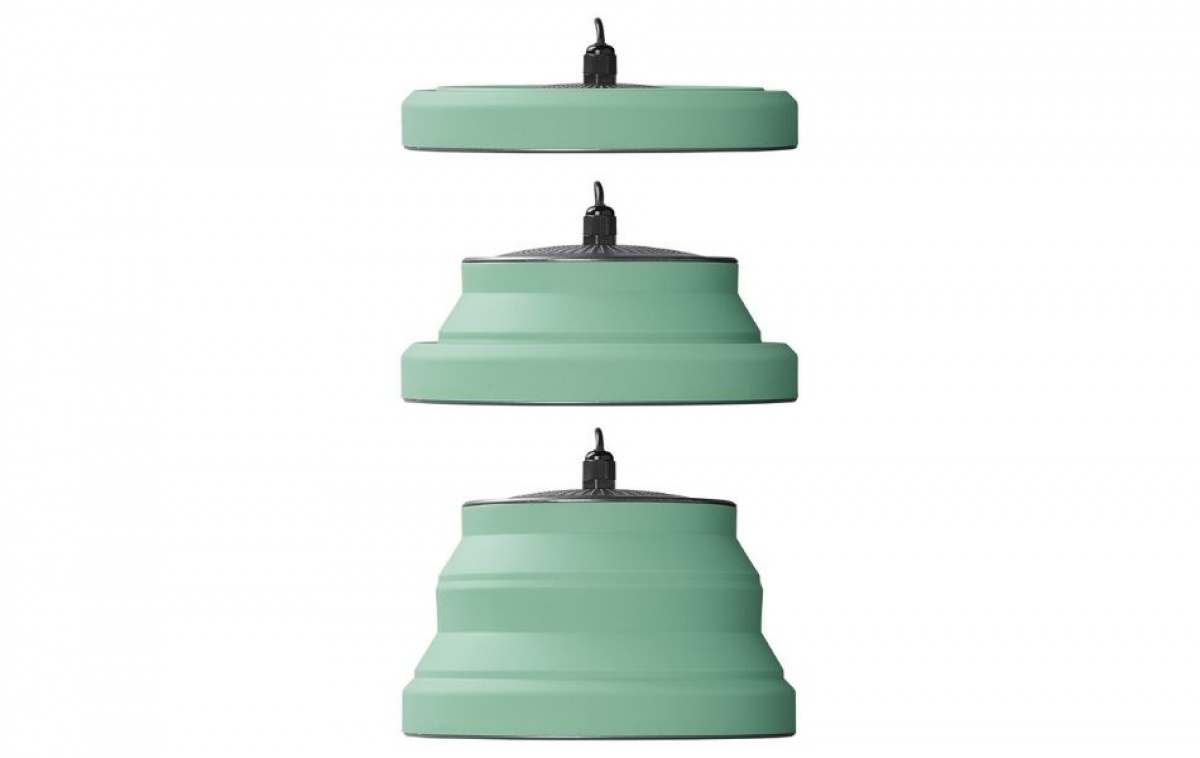 ProPlus Hängande LED-lampa Vikbar Silikon Grön i gruppen Hem & Inredning / Belysning & Lyktor hos Campingvaruhuset i Norden AB (81139)