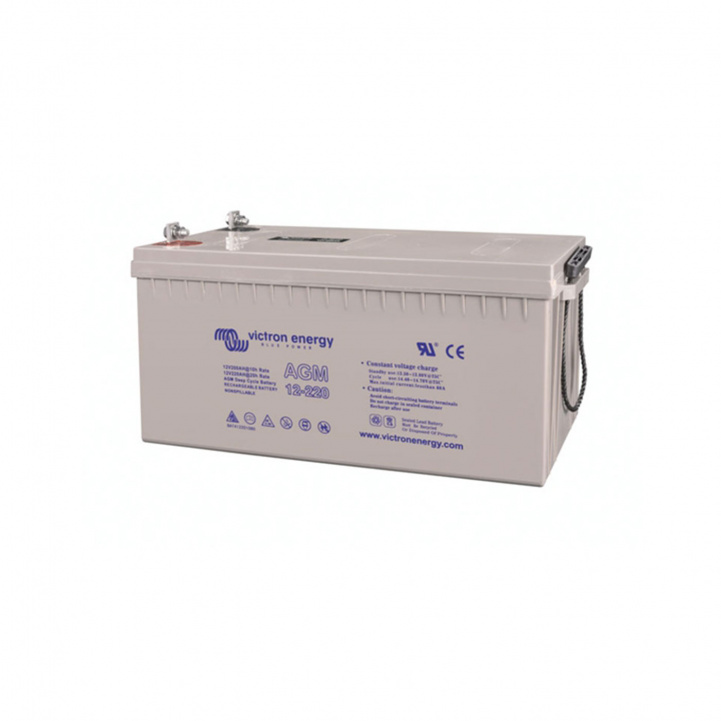 Victron Batteri AGM Deep Cycle 220Ah i gruppen Husvagn & Husbil / Elektronik / Batterier & Omvandlare / Batterier hos Campingvaruhuset i Norden AB (81173)