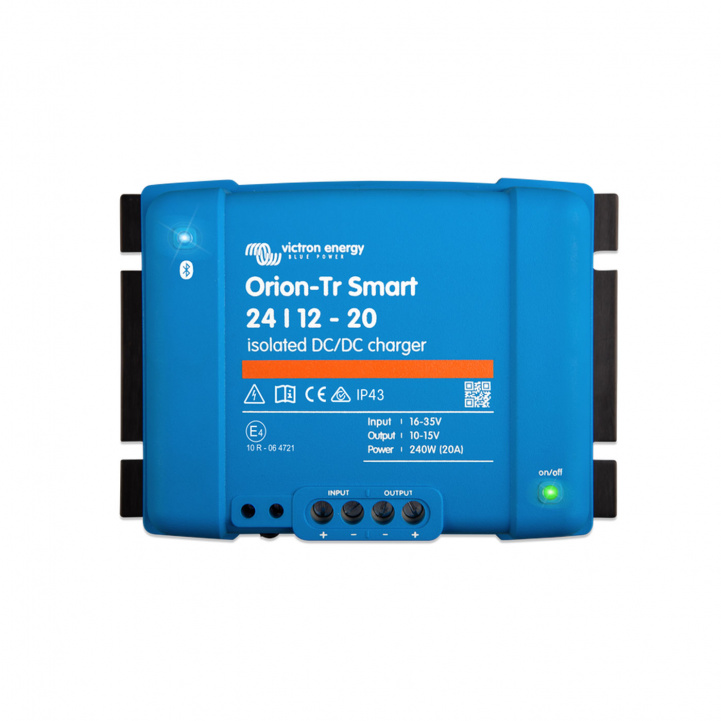 Victron DC/DC Laddare Orion-Tr Smart 24/12-20A (240W) Isolerad i gruppen Husvagn & Husbil / Elektronik / Batterier & Omvandlare / Batteriladdare hos Campingvaruhuset i Norden AB (81185)
