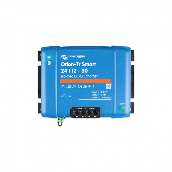 Victron DC/DC Laddare Orion-Tr Smart 24/12-30A (360W) Isolerad i gruppen Husvagn & Husbil / Elektronik / Batterier & Omvandlare / Batteriladdare hos Campingvaruhuset i Norden AB (81186)