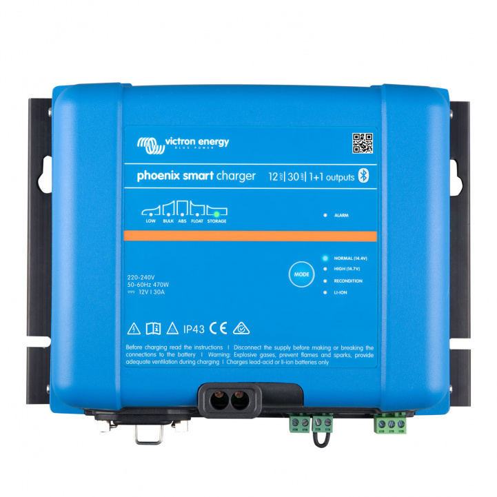 Victron Batteriladdare Phoenix Smart IP43 12/30(1+1) 230V i gruppen Husvagn & Husbil / Elektronik / Batterier & Omvandlare / Batteriladdare hos Campingvaruhuset i Norden AB (81210)