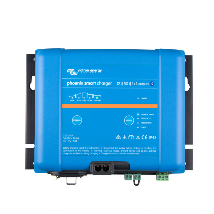 Victron Batteriladdare Phoenix Smart IP43 12/50(1+1) 230V i gruppen Husvagn & Husbil / Elektronik / Batterier & Omvandlare / Batteriladdare hos Campingvaruhuset i Norden AB (81211)