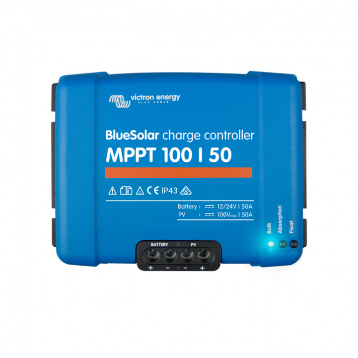 Victron Solcellsregulator BlueSolar MPPT 100/50 i gruppen Husvagn & Husbil / Elektronik / Solpaneler / Solcellsregulatorer / MPPT hos Campingvaruhuset i Norden AB (81229)