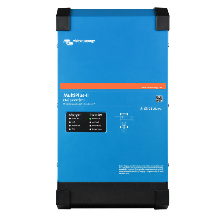 Victron Laddare/Inverter MultiPlus-II 24/3000/70-32 230V i gruppen Husvagn & Husbil / Elektronik / Batterier & Omvandlare / Batteriladdare hos Campingvaruhuset i Norden AB (81352)