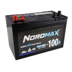 Nordmax Marine Fritidsbatteri 100Ah AGM Nordmax Marine Fritidsbatteri 100Ah AGM