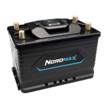 Nordmax Litium Fritidsbatteri Dual 80Ah