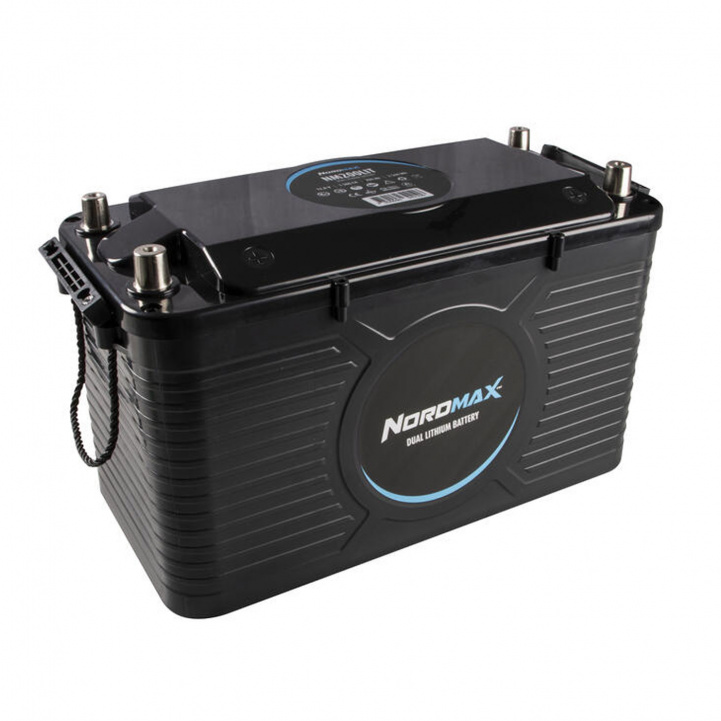 Nordmax Litium Fritidsbatteri Dual 200Ah i gruppen Husvagn & Husbil / Elektronik / Batterier & Omvandlare / Batterier hos Campingvaruhuset i Norden AB (81443)