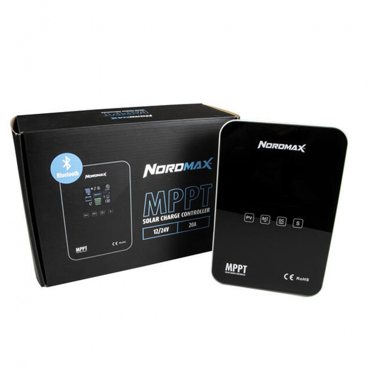 Nordmax Regulator 20A MPPT i gruppen Husvagn & Husbil / Elektronik / Solpaneler / Solcellsregulatorer / MPPT hos Campingvaruhuset i Norden AB (81466)