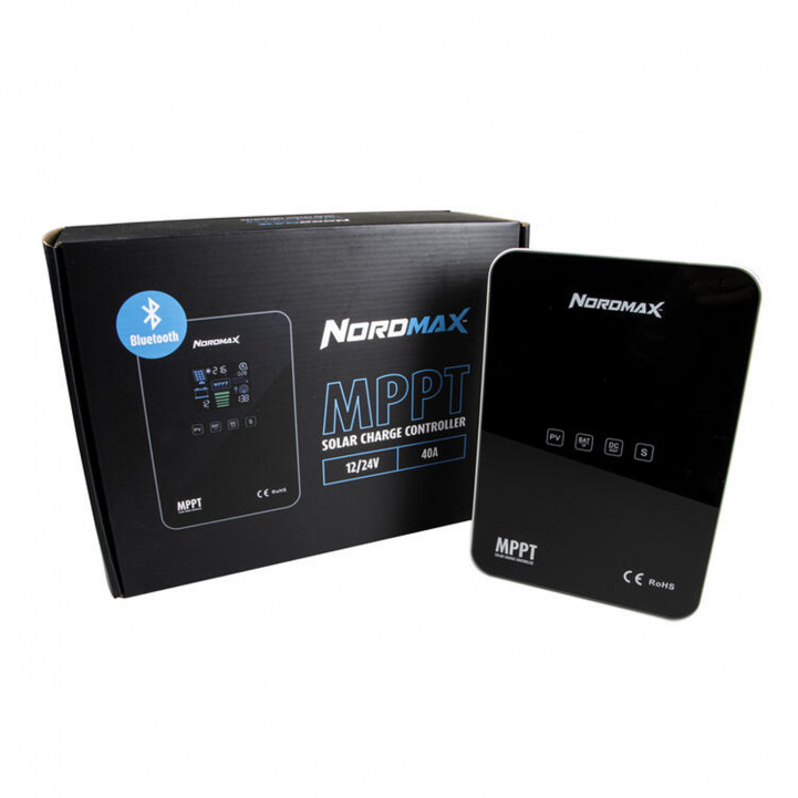 Nordmax Regulator 40A MPPT i gruppen Husvagn & Husbil / Elektronik / Solpaneler / Solcellsregulatorer / MPPT hos Campingvaruhuset i Norden AB (81467)