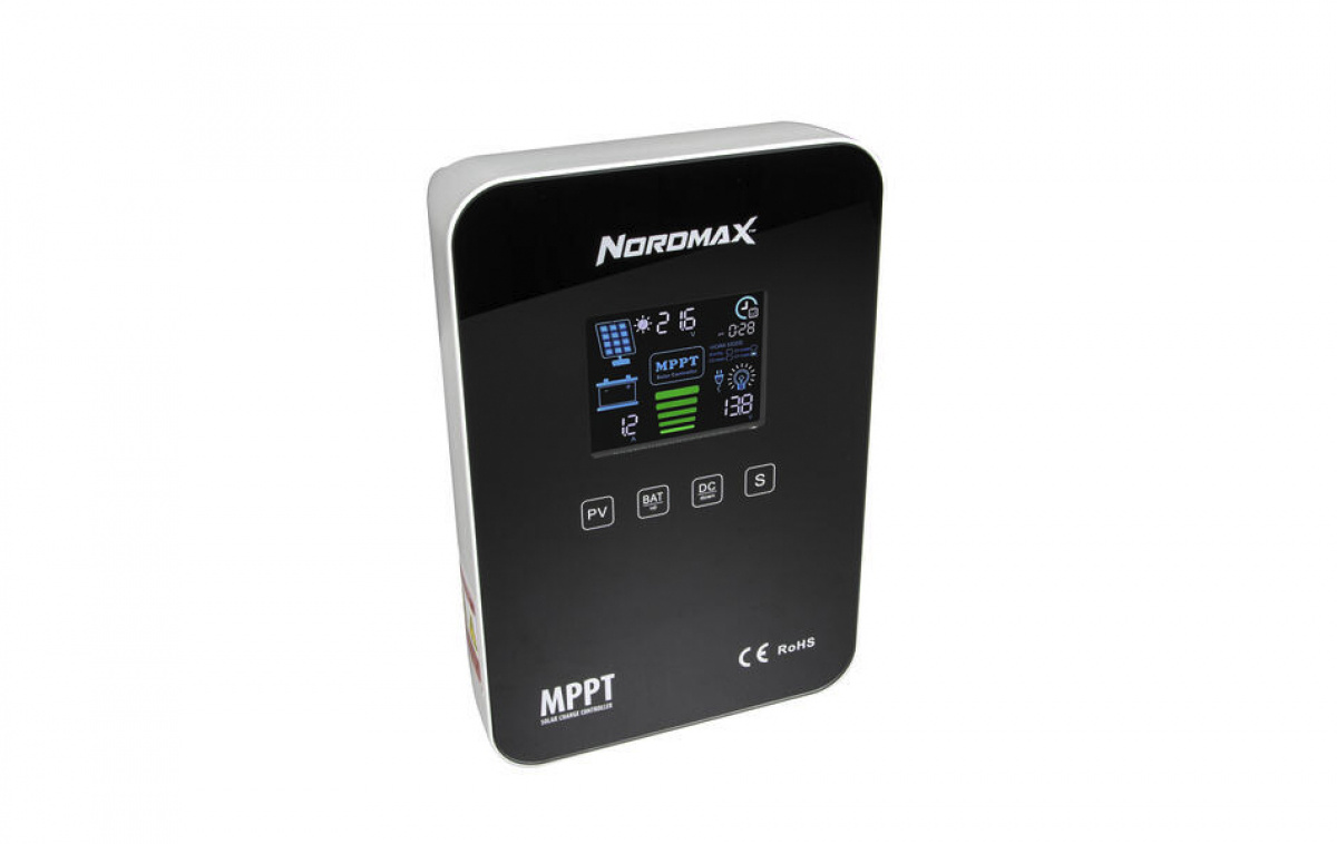 Nordmax Regulator 40A MPPT i gruppen Husvagn & Husbil / Elektronik / Solpaneler / Solcellsregulatorer / MPPT hos Campingvaruhuset i Norden AB (81467)