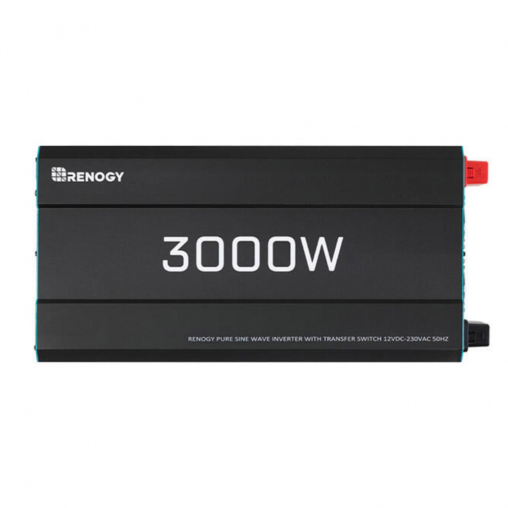 Renogy Omformare/UPS 12V 3000W Ren Sinus i gruppen Husvagn & Husbil / Elektronik / Batterier & Omvandlare / Inverter & Omformare / Omvandlare 12V Till 230V hos Campingvaruhuset i Norden AB (81471)