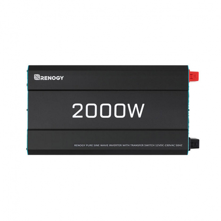 Renogy Omformare/UPS 12V 2000W Ren Sinus i gruppen Husvagn & Husbil / Elektronik / Batterier & Omvandlare / Inverter & Omformare / Omvandlare 12V Till 230V hos Campingvaruhuset i Norden AB (81472)