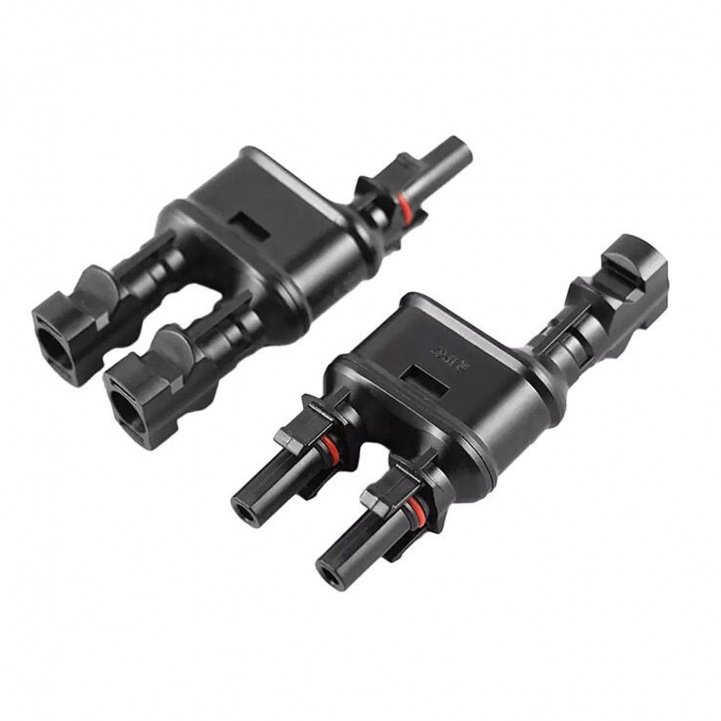 Nordmax MC4-kontakt Y-adapter i gruppen Husvagn & Husbil / Elektronik / Solpaneler / Tillbehör hos Campingvaruhuset i Norden AB (81478)