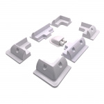 Nordmax Solpanelsfäste ABS Vit