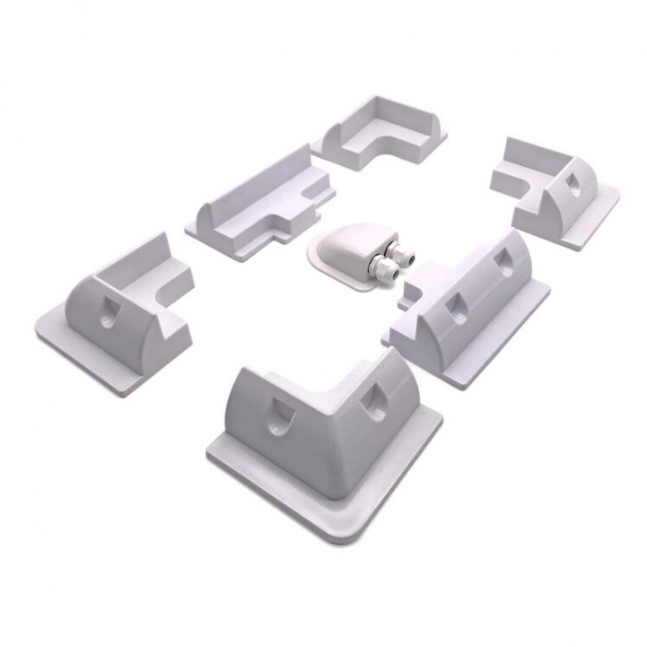 Nordmax Solpanelsfäste ABS Vit i gruppen Husvagn & Husbil / Elektronik / Solpaneler / Tillbehör hos Campingvaruhuset i Norden AB (81483)