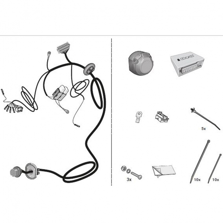 AL-KO Elsats till Fiat Ducato Van serie 8 21/08> i gruppen Husvagn & Husbil / Chassi / Cykelställ / Tillbehör hos Campingvaruhuset i Norden AB (81514)