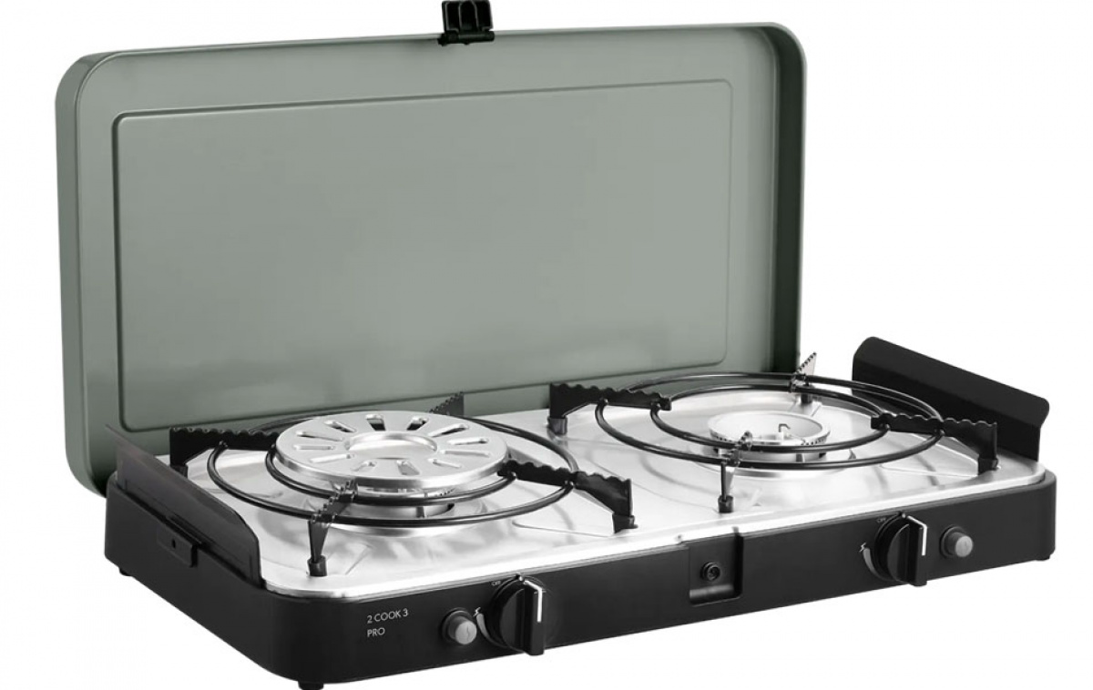 Cadac Gasolkök 2-Cook 3 Pro Deluxe i gruppen Hushåll & Kök / Köksapparater / Gasolkök hos Campingvaruhuset i Norden AB (81845)