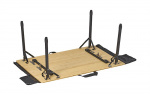 Campout Hopfällbart Campingbord 100x65cm