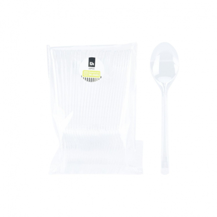 Plastskedar 25-Pack i gruppen Hushåll & Kök / Servering / Engångsartiklar hos Campingvaruhuset i Norden AB (81881)