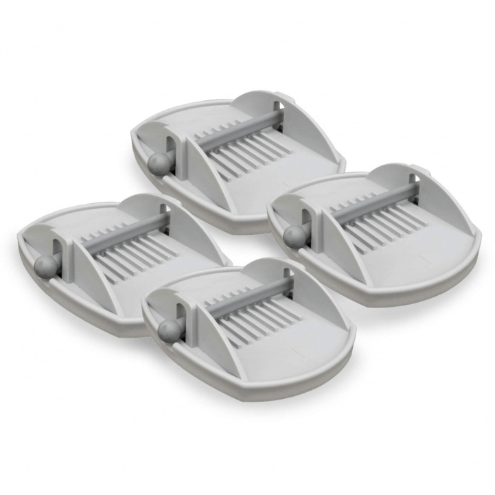 Kampa Lunar Stödbensfot 4-pack i gruppen Husvagn & Husbil / Chassi / Stödben hos Campingvaruhuset i Norden AB (82220)