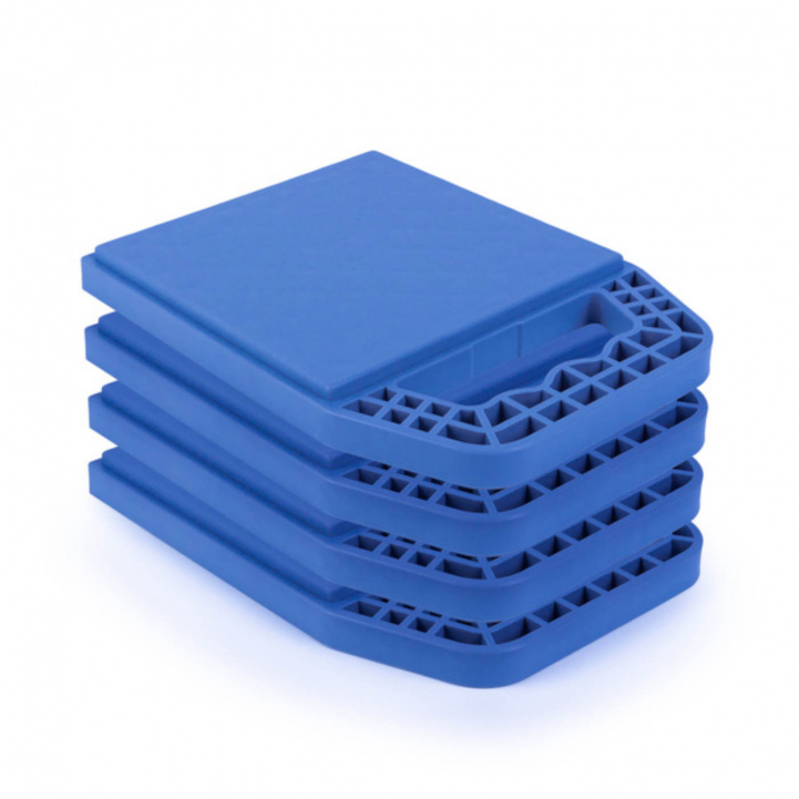 Carbest Underläggsplattor med Handtag 4-pack i gruppen Husvagn & Husbil / Chassi / Stödhjul hos Campingvaruhuset i Norden AB (82281)