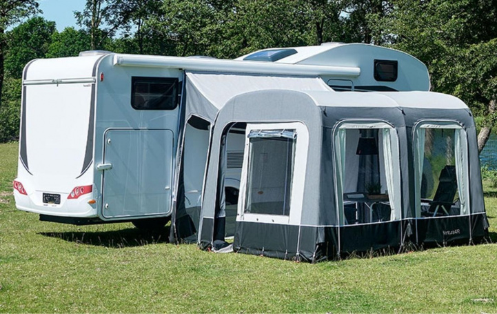 Ventura Vita Fristående Lufttält i gruppen Förtält & Markiser / Förtält Husbil / Lufttält Husbil / Ventura Lufttält Husbil hos Campingvaruhuset i Norden AB (82499)