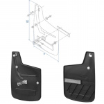 Stänkskydd Fram Fiat Ducato 2006-2014 2st