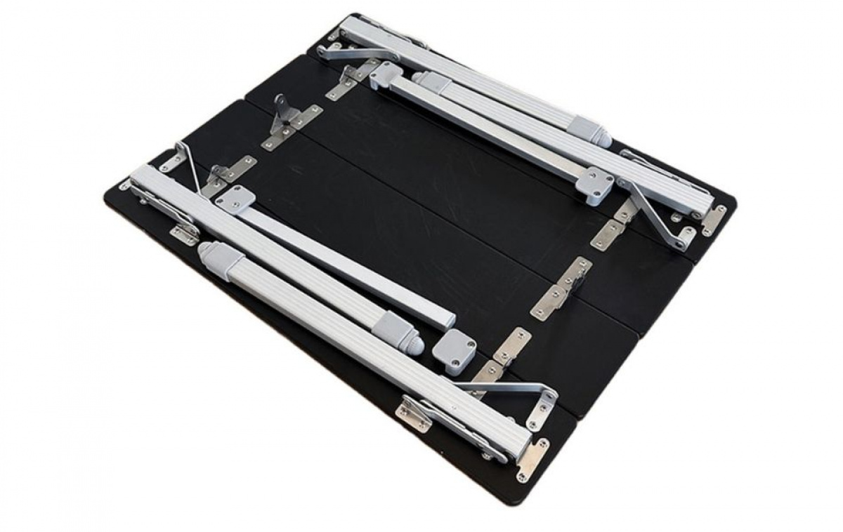 Smart Living Hopfällbart Campingbord Svart 65x50 i gruppen Campingmöbler / Campingbord hos Campingvaruhuset i Norden AB (82753)