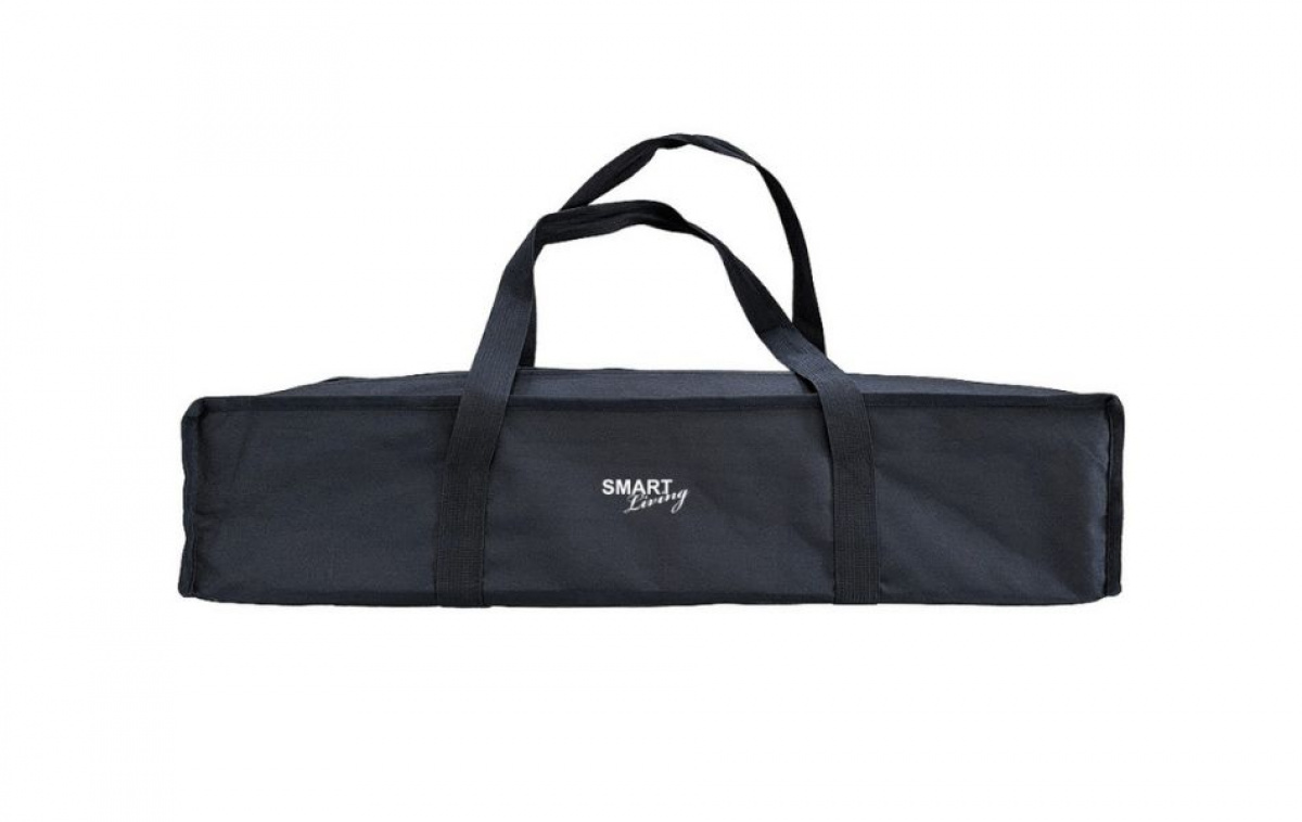 Smart Living Hopfällbart Campingbord Svart 65x50 i gruppen Campingmöbler / Campingbord hos Campingvaruhuset i Norden AB (82753)