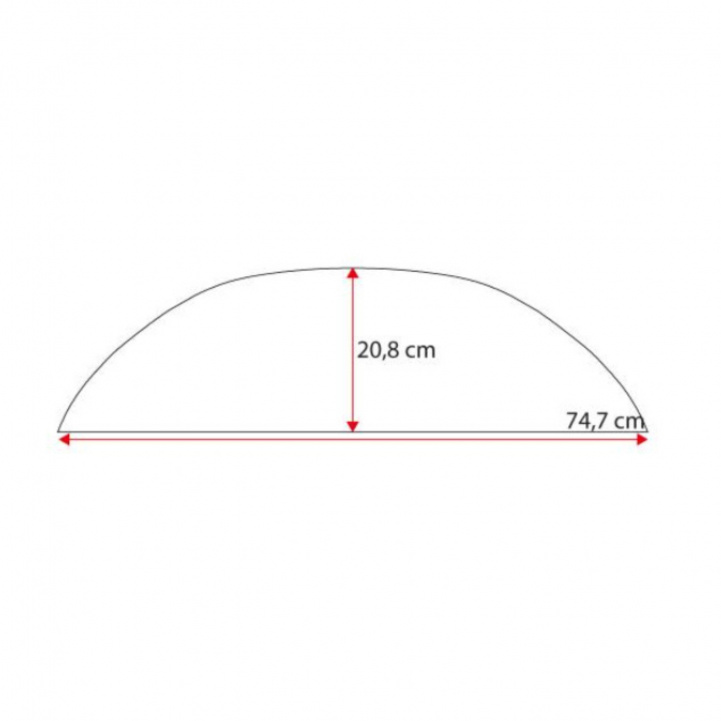 Isabella Hjulhuskappa Enkel Hobby 2022- i gruppen Förtält & Markiser / Tillbehör-Reservdelar / Fickstycke & Kappor / Hjulhuskappor hos Campingvaruhuset i Norden AB (82771)