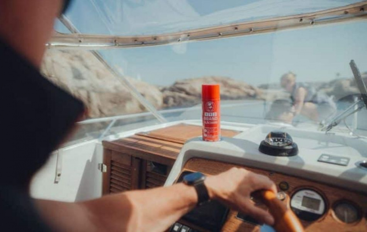 Liten 112 Brandsläckare i gruppen Övrigt / Säkerhet / Brandsläckare & Brandvarnare hos Campingvaruhuset i Norden AB (82786)