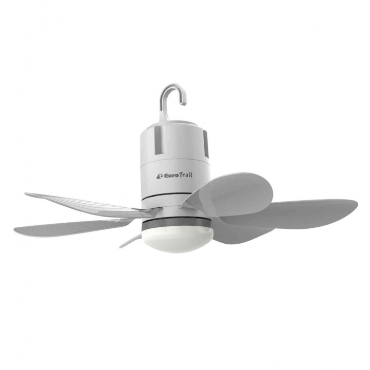 Uppladdningsbar Fläkt Med Lampa i gruppen Husvagn & Husbil / Värme, Kyla & Ventilation / Fläktar & Kaminer hos Campingvaruhuset i Norden AB (82790)