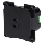 Vägguttag Dubbel USB-C C-line
