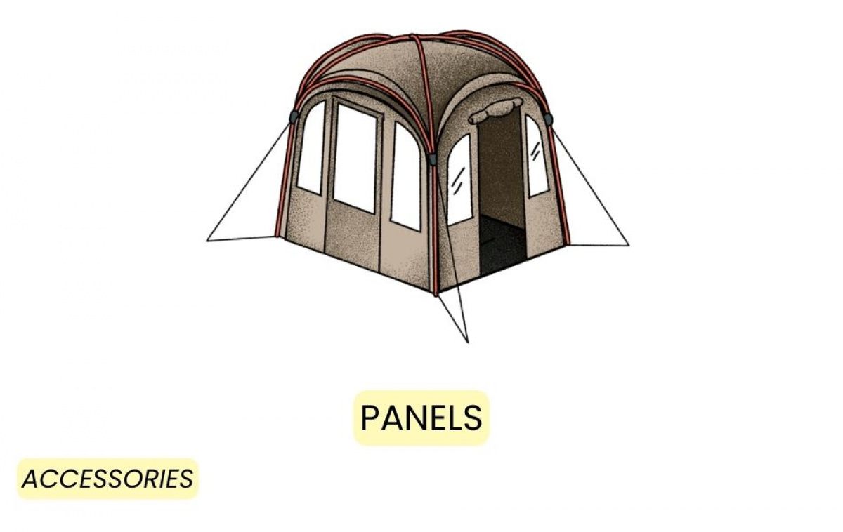 Kampa MOD 250 Dune i gruppen Outdoor / Campingtält hos Campingvaruhuset i Norden AB (82944)