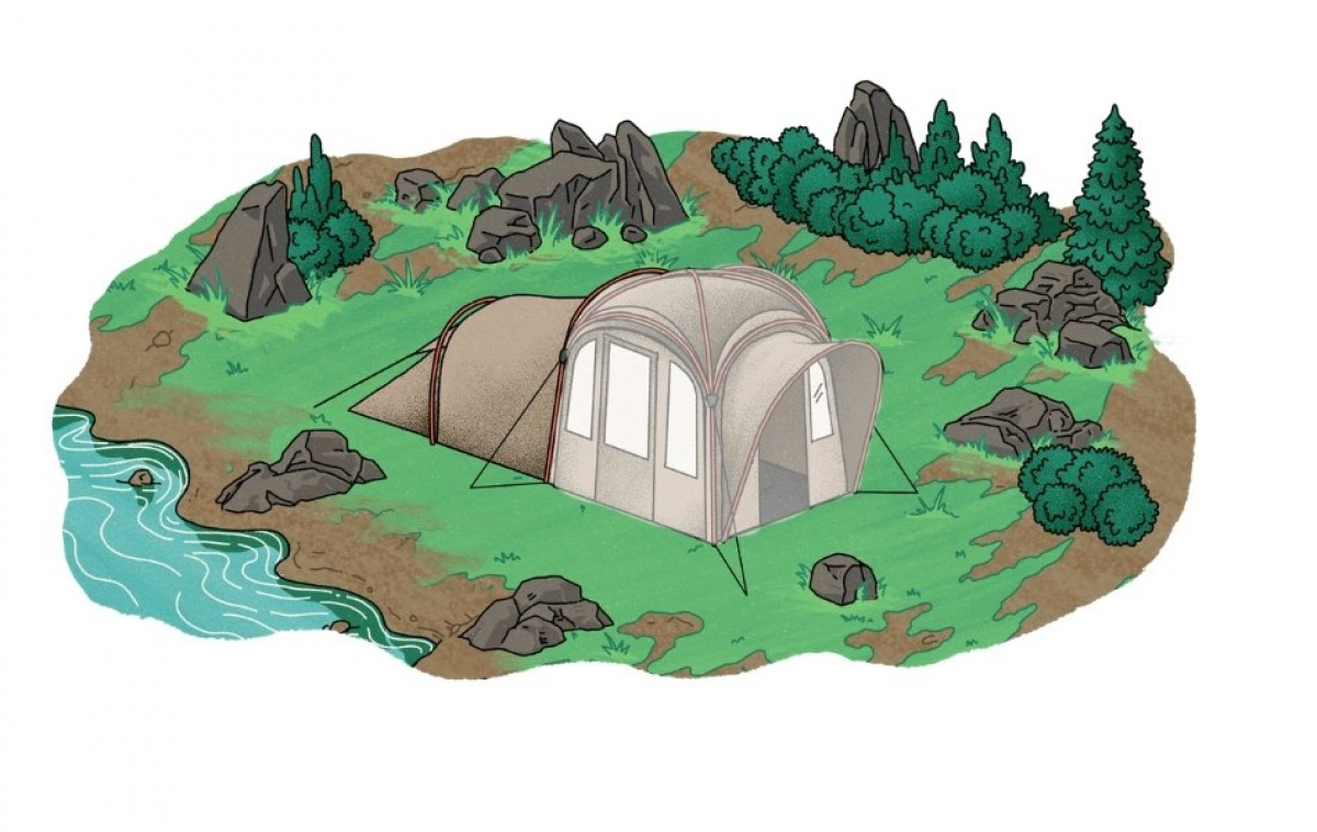 Kampa MOD 250 Dune - Annexe i gruppen Outdoor / Campingtält / Tillbehör Campingtält hos Campingvaruhuset i Norden AB (82945)