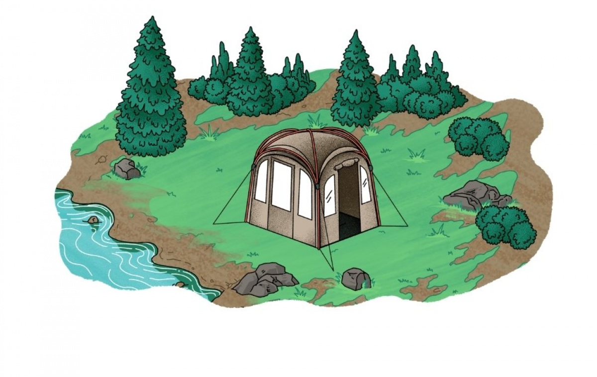 Kampa MOD 250 Dune - Panel i gruppen Outdoor / Campingtält / Tillbehör Campingtält hos Campingvaruhuset i Norden AB (82949)