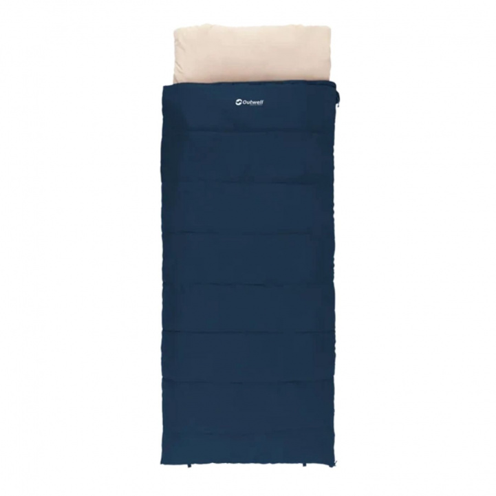 Outwell Sovsäck Contour Lux Deep Blue i gruppen Outdoor / Sovutrustning hos Campingvaruhuset i Norden AB (83113)