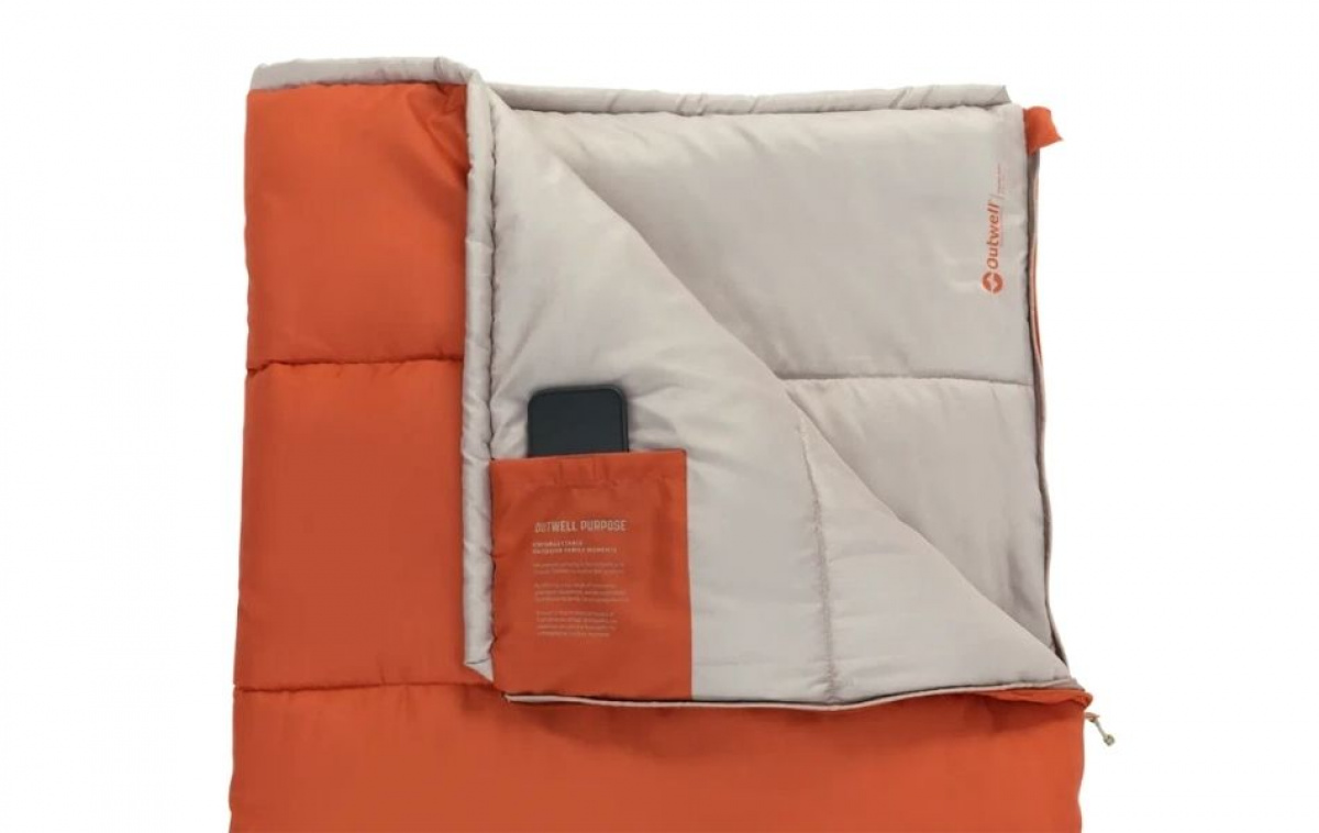 Outwell Sovsäck Champ Kids Burnt Red i gruppen Outdoor / Sovutrustning hos Campingvaruhuset i Norden AB (83122)