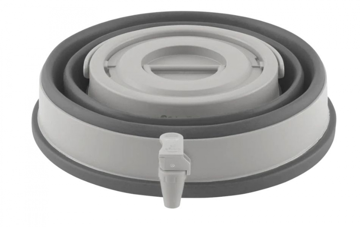 Outwell Vattenbehållare Hopfällbar 12 L Grey Mist i gruppen Vatten & Sanitet / Vatten / Vattenbehållare / Vattendunkar hopfällbara hos Campingvaruhuset i Norden AB (83178)