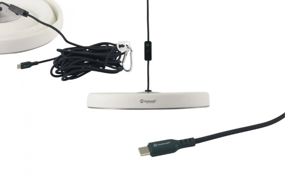 Outwell Hänglampa Hopfällbar Pollux Lux Krämvit i gruppen Husvagn & Husbil / Elektronik / Invändig Belysning / Taklampor hos Campingvaruhuset i Norden AB (83186)