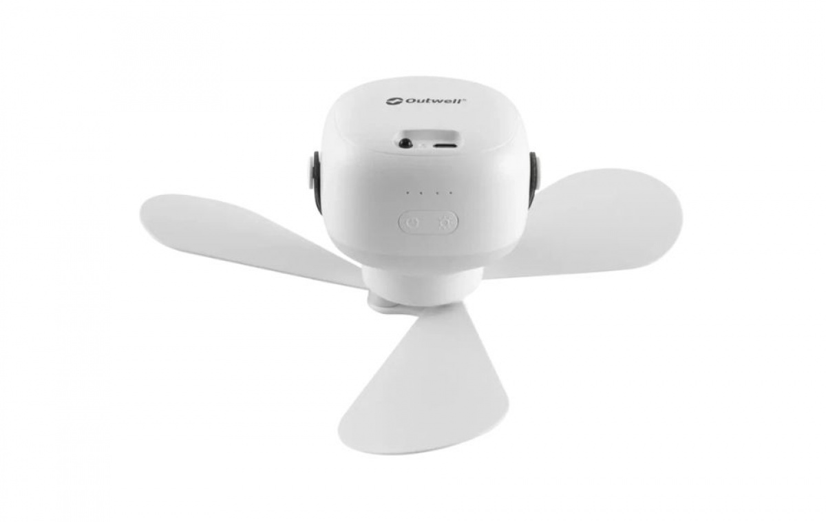 Outwell Fläkt Uppladdningsbar Aurelios i gruppen Husvagn & Husbil / Värme, Kyla & Ventilation / Fläktar & Kaminer hos Campingvaruhuset i Norden AB (83187)