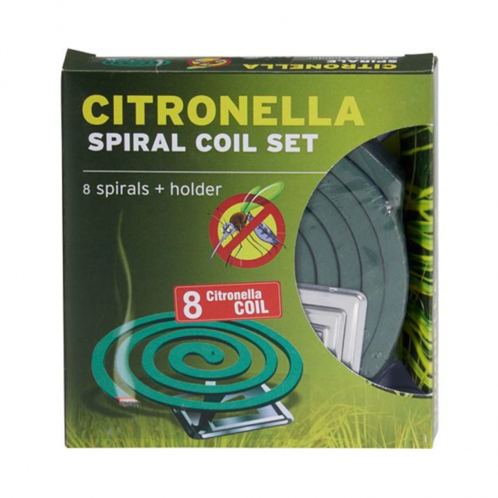 Citronella Myggspiral 8st i gruppen Vatten & Sanitet / Skadedjursbekämpning hos Campingvaruhuset i Norden AB (83250)