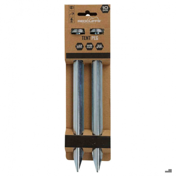Markpinnar 23cm 10-pack i gruppen Förtält & Markiser / Tillbehör-Reservdelar / Förtältstillbehör hos Campingvaruhuset i Norden AB (83292)