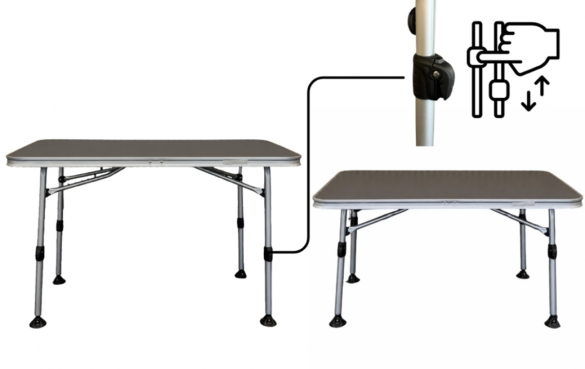 Campingbord 115x70 Halvard Hopfällbart i gruppen Campingmöbler / Campingbord hos Campingvaruhuset i Norden AB (83510)