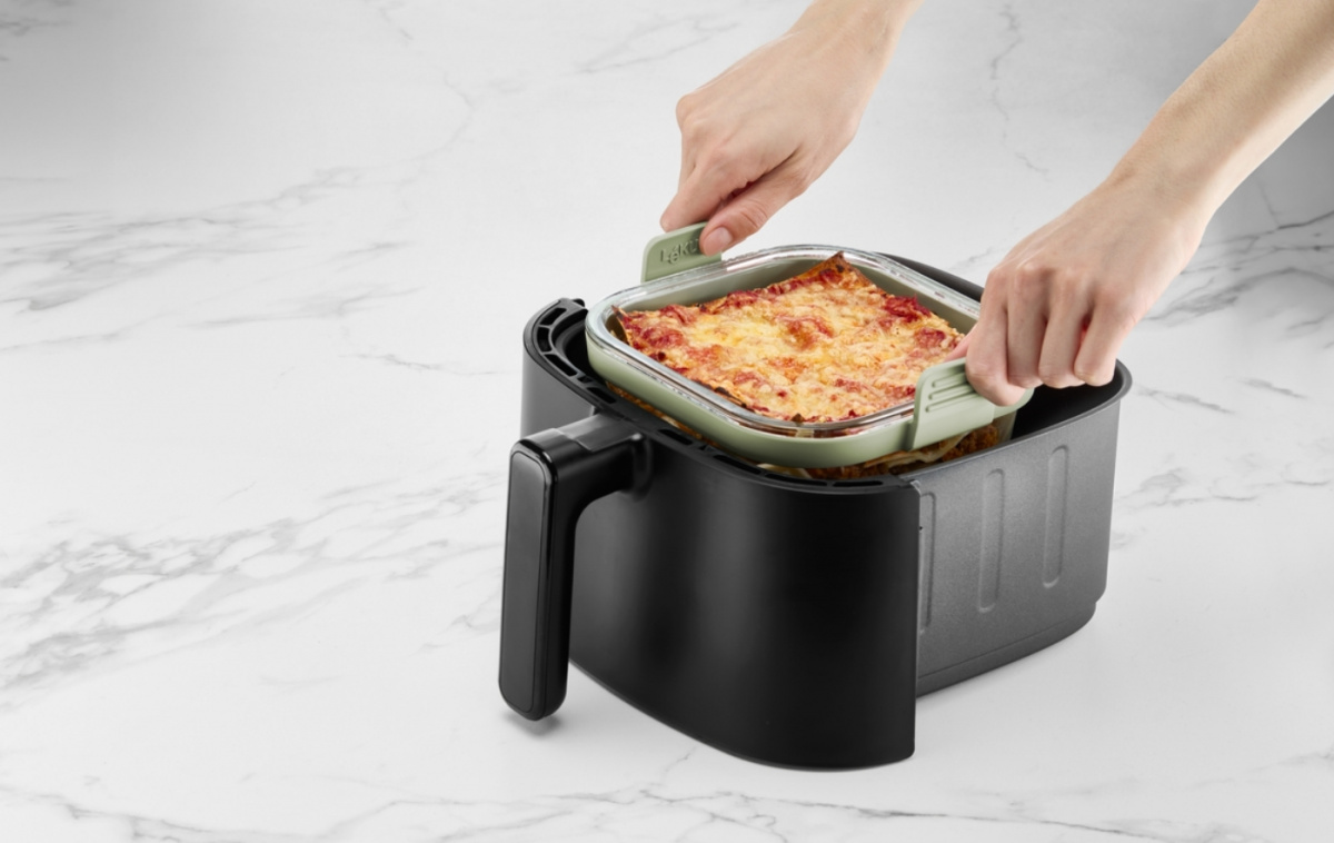 Air Fryer Fyrkantig Glasform i gruppen Hushåll & Kök / Kökstillbehör / Mat & Skafferiförvaring hos Campingvaruhuset i Norden AB (83545)