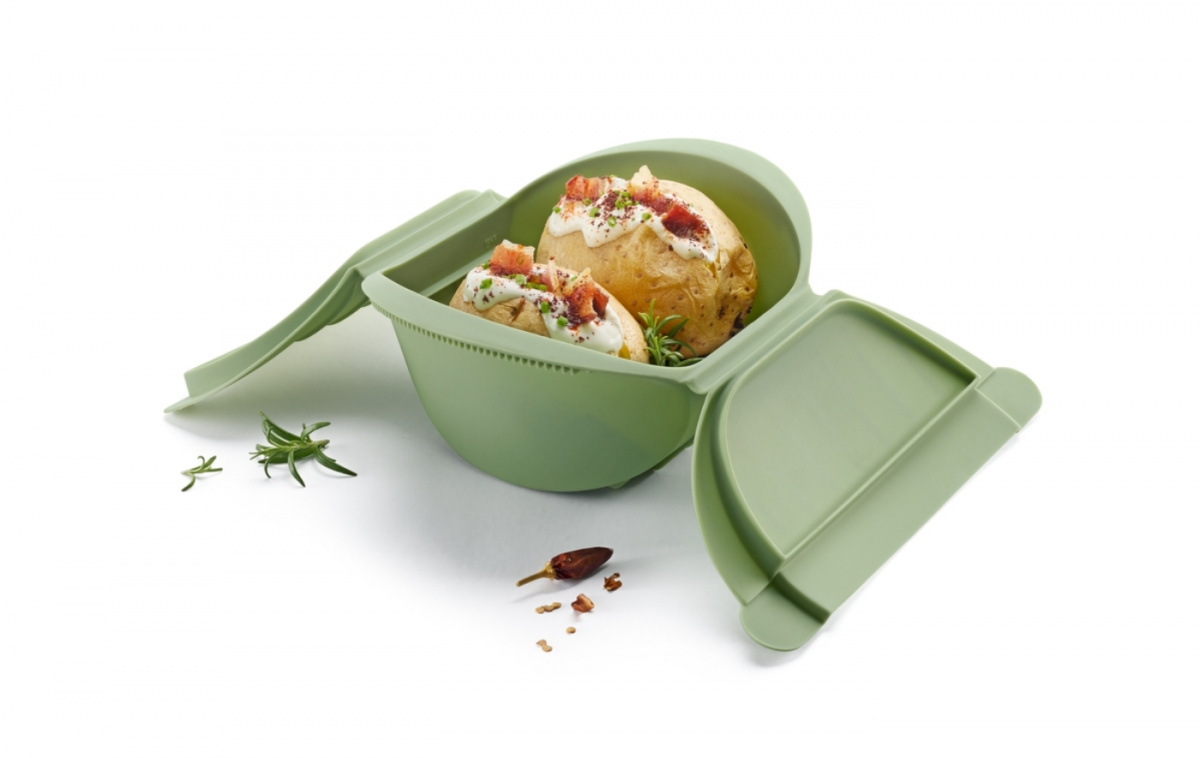 Stor Ångkokare Mikrovågsugn 4 personer i gruppen Hushåll & Kök / Kökstillbehör / Köksredskap hos Campingvaruhuset i Norden AB (83559)