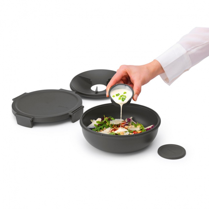 Salladsskål i Plast 1,3L i gruppen Hushåll & Kök / Kökstillbehör / Mat & Skafferiförvaring hos Campingvaruhuset i Norden AB (83587)