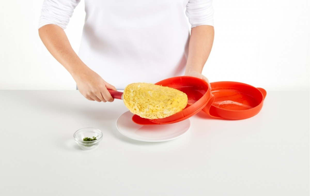 Spansk Omelettform för Mikrovågsugn i gruppen Hushåll & Kök / Kökstillbehör / Köksredskap hos Campingvaruhuset i Norden AB (83590)