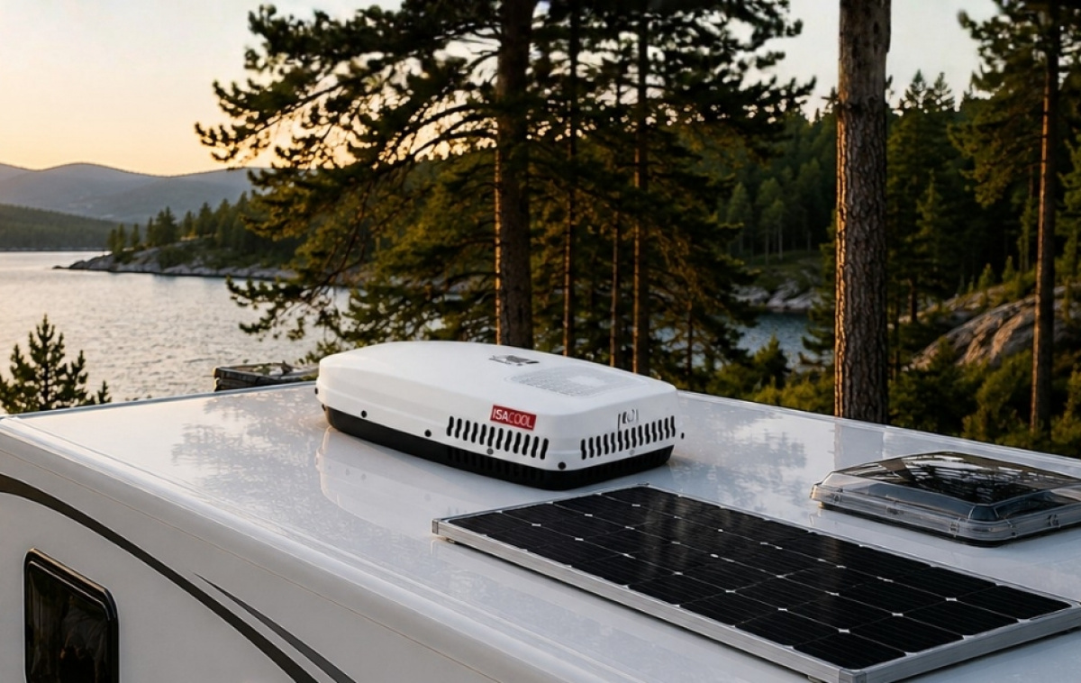 Isabella AC Takmonterad Isacool 2400 i gruppen Husvagn & Husbil / Värme, Kyla & Ventilation / AC / Takmonterad Luftkonditionering hos Campingvaruhuset i Norden AB (83596)