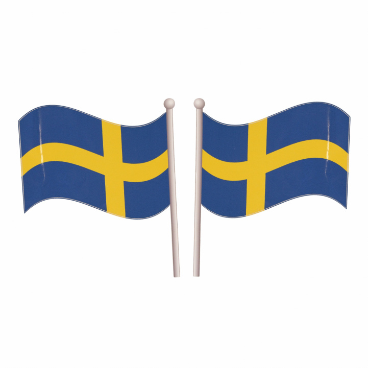 Flaggdekal Sverige 14x17cm Höger & Vänster i gruppen Campingprylar under 100 kr hos Campingvaruhuset i Norden AB (83613)
